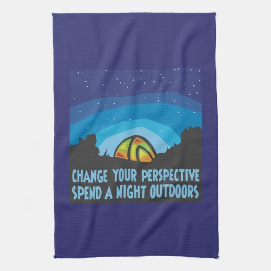 Tent Camping Theedoek (Verticaal)