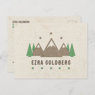 Tent Canvas Camping Bar Mitzvah Dank u Briefkaart