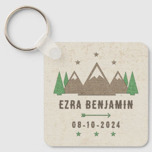 Tent Canvas Camping Bar Mitzvah Gepersonaliseerde  Sleutelhanger