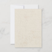 Tent Canvas Camping Bar Mitzvah RSVP Kaartje (Achterkant)