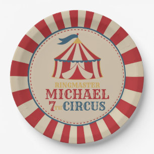  Tent Circus Carnaval Verjaardagsfeestje Borden Papieren Bordje