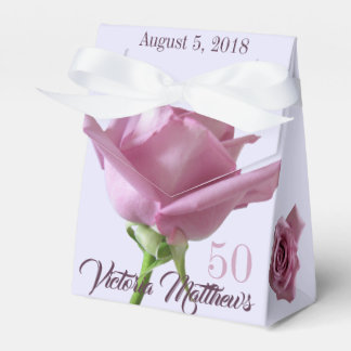 Tent Favor Dozen Lavendel Lila Rozen Verjaardag Bedankdoosjes