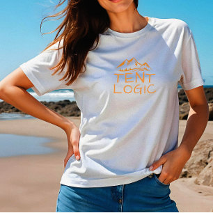 Tent Logica Fun Camper Berg Tri-Blend Shirt