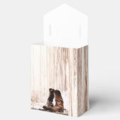 Tent Paper Favoriet Box Boots Country rustiek west Bedankdoosjes (Geopend)