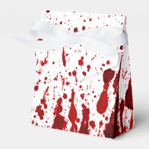 Tent Papier Favor Box Bloed Splatter Vampier Gothi Bedankdoosjes