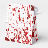 Tent Papier Favor Box Bloed Splatter Vampier Gothi Bedankdoosjes (Achterkant)