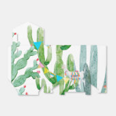 Tent Papier Favor Box Boho Llama Bohemian Cacti De Bedankdoosjes (Uitgevouwen)
