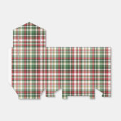 Tent Papier Favor Box Gold Glitter Rendier Plaid B Bedankdoosjes (Uitgevouwen)