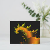 Tentacle Fractal Briefkaart (Staand voorkant)