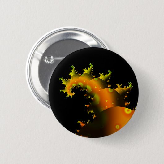 Tentacle Fractal Button (Voorkant /achterkant)