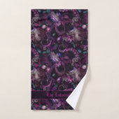 Tentacle Gothique Rose Foncé Avec Serviette De Bai (Serviette à main)