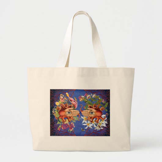 Tentacle Grote Tote Bag (Voorkant)