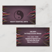 Tentacle Hall Martial Arts Studio Training Visitekaartje (Voorkant / Achterkant)