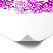 Tentacle Sectie in Roze Poster (Hoek)