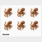 Tentacle Tango Ronde Sticker (Vel)