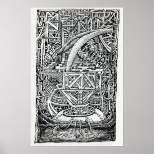 Tentacle Tank van Brian Benson Poster