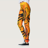 Tentacles de pieuvre en feu - Leggings (Gauche)