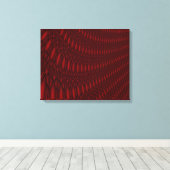 Tentacles de pieuvre rouge en toile (Insitu (Plancher de Bois))