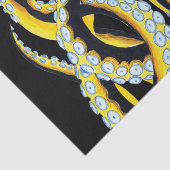 Tentacles Donkere inkt Tissuepapier (Detail)