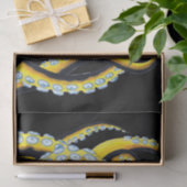 Tentacles Donkere inkt Tissuepapier (Geschenk)