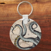 Tentacles Grey Map  Sleutelhanger (Voorkant)