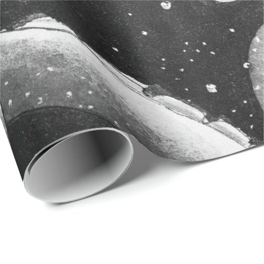 Tentacles Moon Rays Cadeaupapier (Rol Hoek)