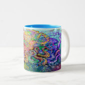 Tentacles Mug à café à deux tons (Devant droit)