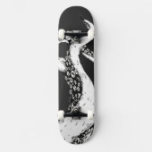 tentacules de pieuvre sur skateboard noir (Recto)