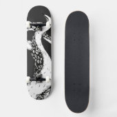 tentacules de pieuvre sur skateboard noir (Recto)