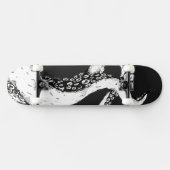 tentacules de pieuvre sur skateboard noir (Horz)