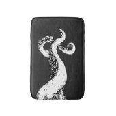 tentacules de pieuvre sur tapis de bain noir (Devant (Vertical))