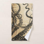 Tentacules vintages de poulpe (Serviette à main)
