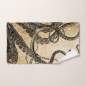 Tentacules vintages de poulpe (Serviette à main)