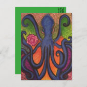 "Tentakels" Briefkaart (Voorkant / Achterkant)