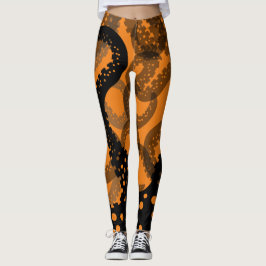 Tentakels voor oranje Leggings
