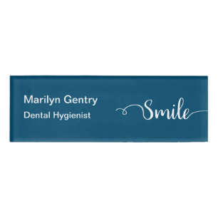 Tental Office Smile Graphic-staf Naambadge