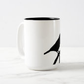 Tentative de grand jeu de mot Meurtre Crow Mug (Devant gauche)
