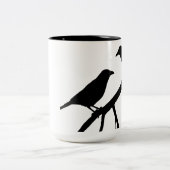 Tentative de grand jeu de mot Meurtre Crow Mug (Centre)