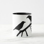 Tentative de jeu de mots Meurtre Mug noir et blanc (Centre)