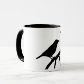 Tentative de jeu de mots Meurtre Mug noir et blanc (Devant gauche)