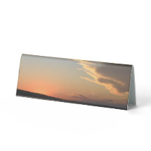 Tentbord met zonsondergangontwerp voor feestje (ko