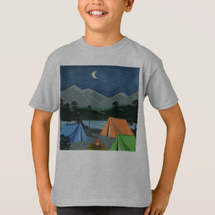 Tente campant sous les étoiles T-shirt Garçons