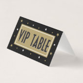 Tente de table VIP avec étoiles d'or (Back)