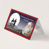 Tente pliante Carte de visite du Père Noël (Devant)