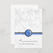 Tente Pliante Monogramme Tourbillon Bleu  Carte de (Devant / Derrière)