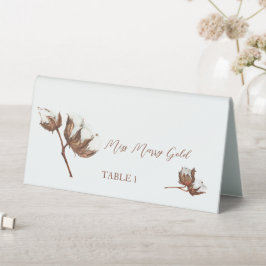 Tenteken voor waterverf katoenen bloem