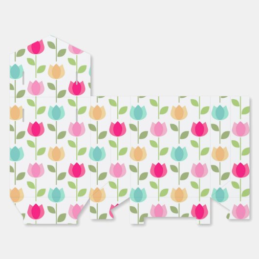  tentgunstboxen met lintkeuze bedankdoosjes (Ongevouwen)