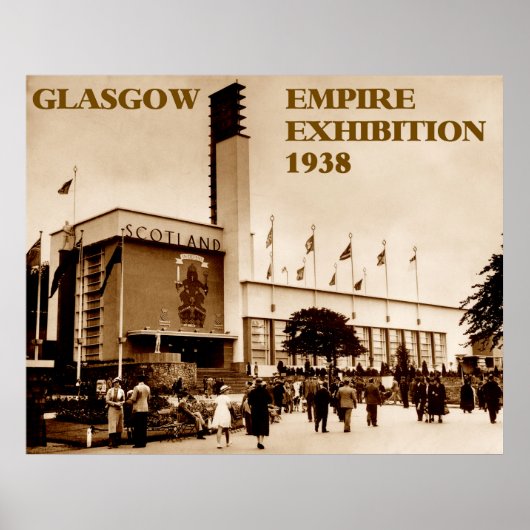 tentoonstelling glasgow imire 1938 poster (Voorkant)