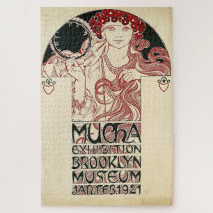 Tentoonstelling in Brooklyn door Alphonse Mucha Legpuzzel