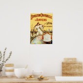  tentoonstelling Universelle d'Anvers 1894 Poster (Keuken)